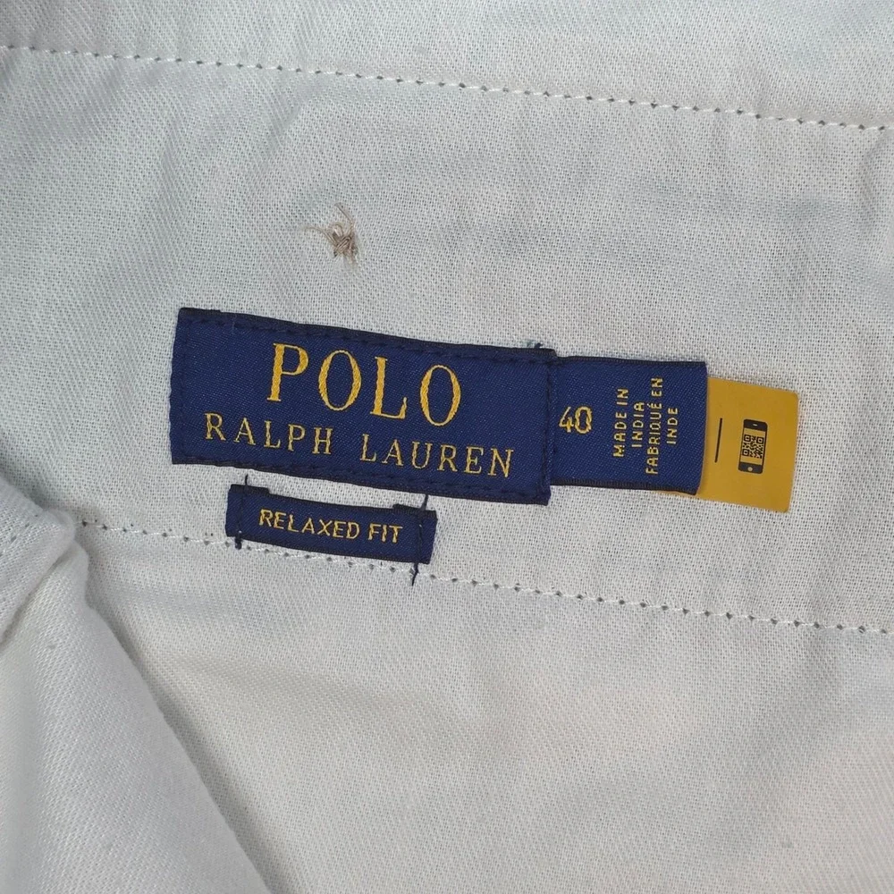 Polo Ralph Lauren Mens Relaxed Fit Chino Shorts Sage Green Cotton Size 40